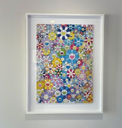 Impression Murakami Champagne Supernova bleu (2013), non encadrée, dernière pièce