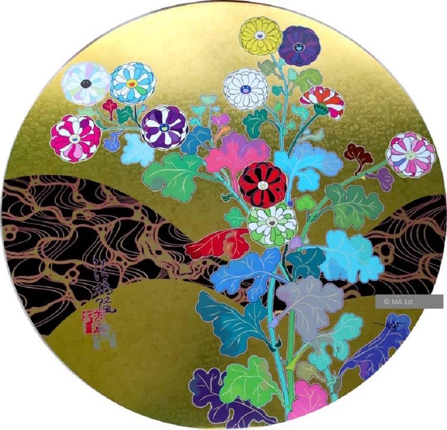 Stampa Murakami  - Kansei : L'età dell'oro - Incorniciato a Los Angeles, California - Print di Takashi Murakami