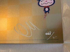 Murakami print - Homage to Francis Bacon..  (2) prints in gold - custom framed