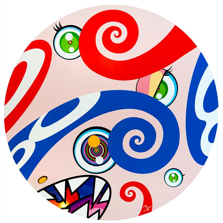 Takashi Murakami Abstract Print - One Plate, from We are the Jocular Clan