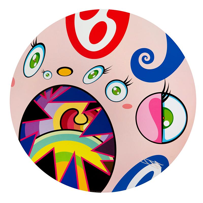 Takashi Murakami Abstract Print - One Plate, from We are the Jocular Clan