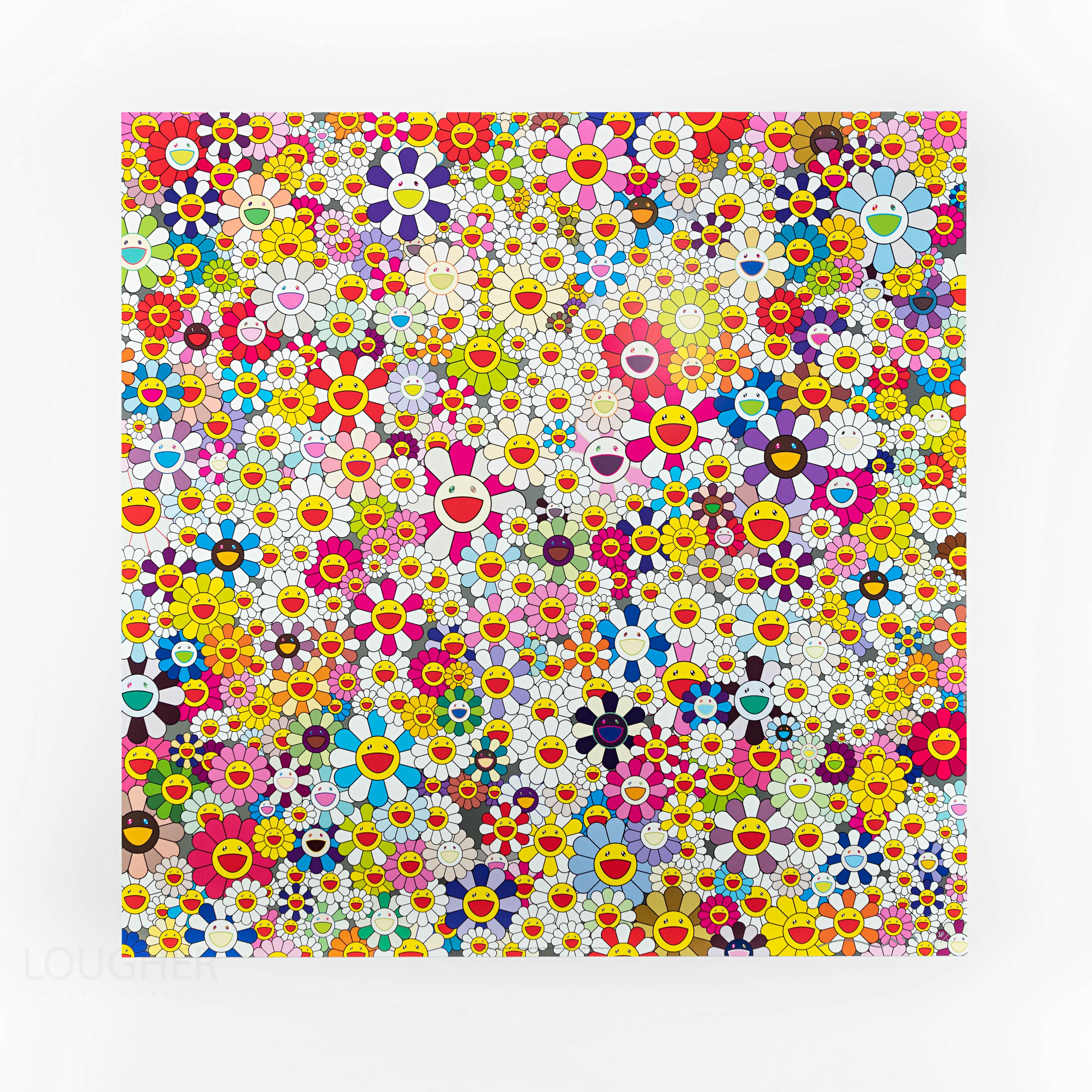 Open Your Hands Wide, Embrace Happiness! - Print by Takashi Murakami