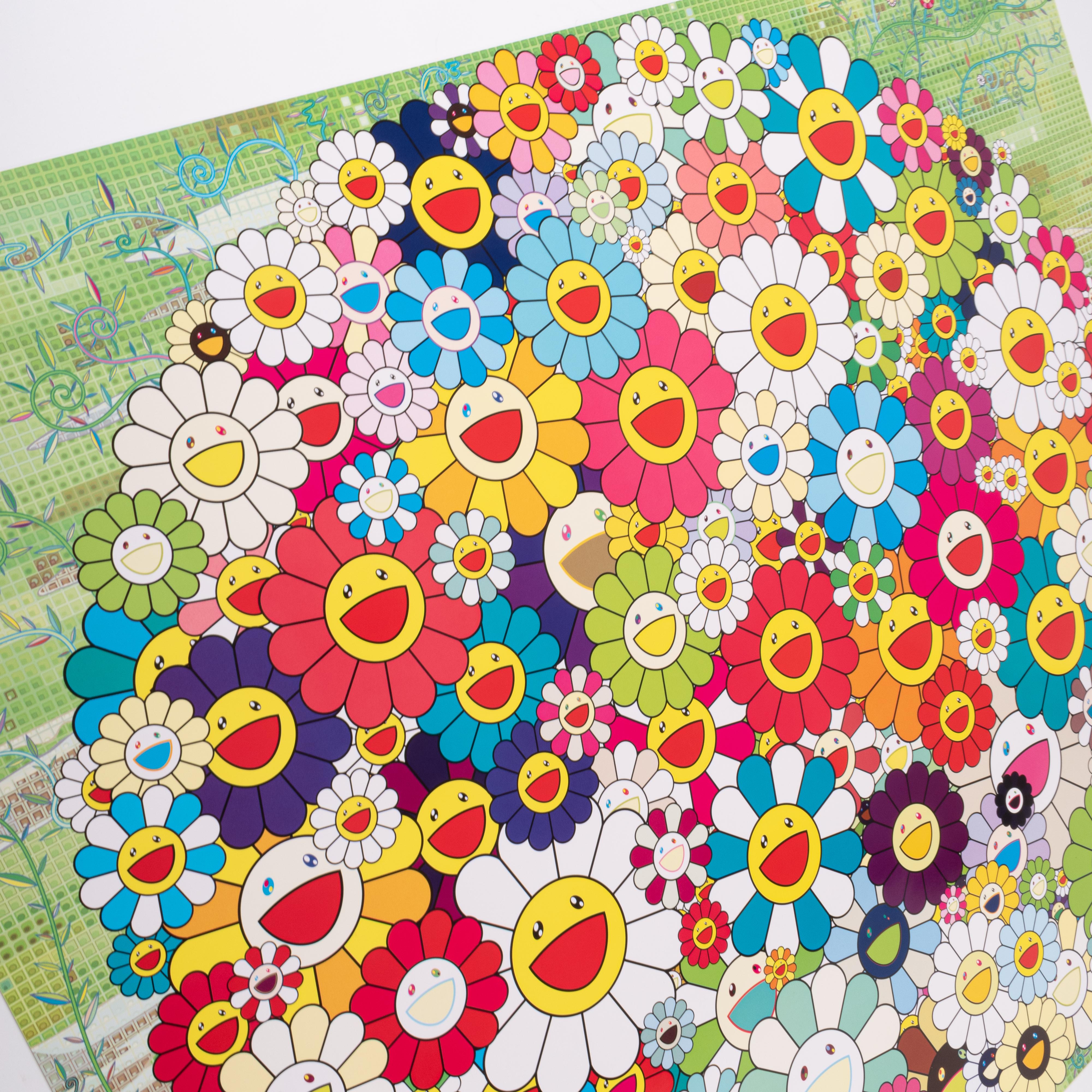 Open Your Hands Wide - Contemporary Print by Takashi Murakami