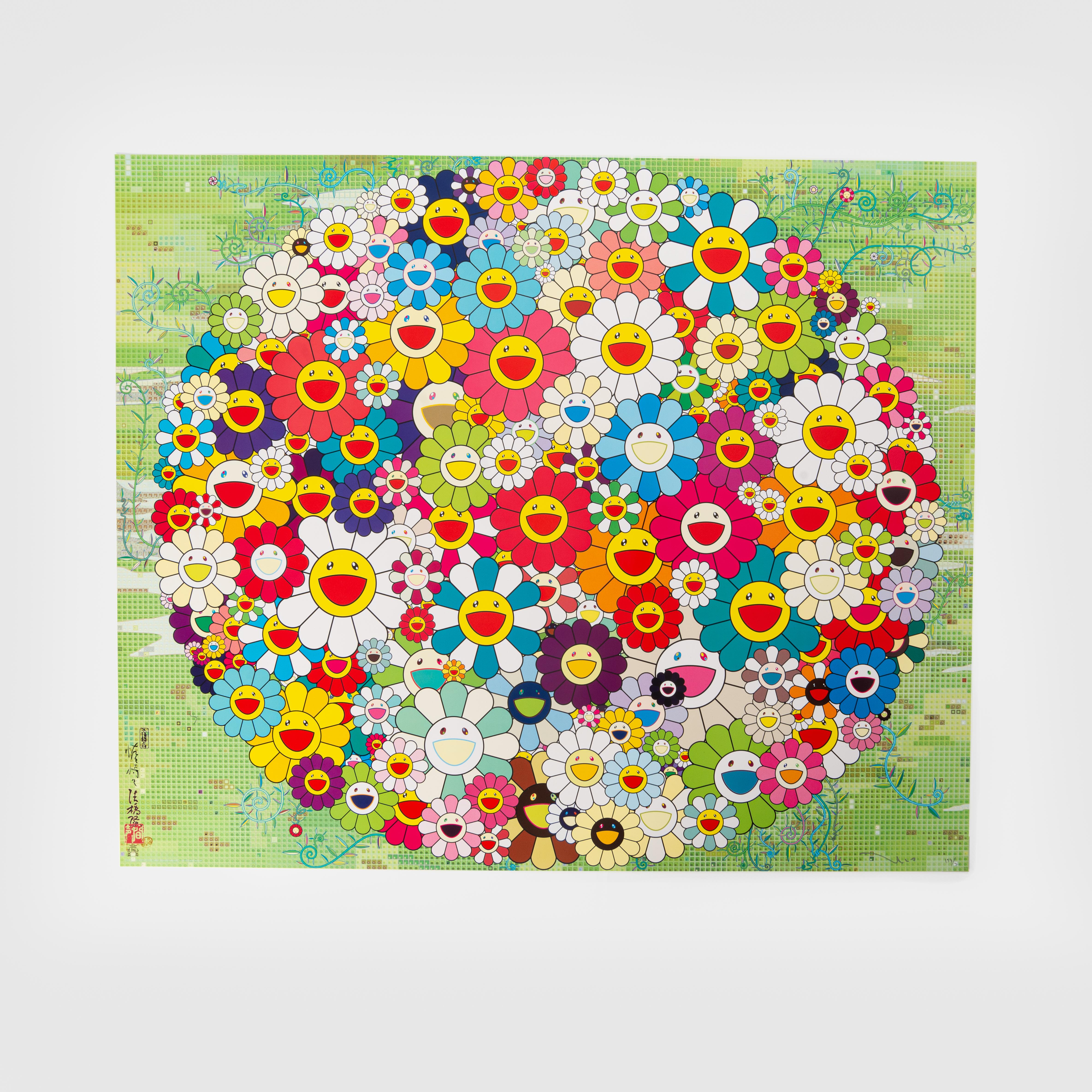 Open Your Hands Wide - Print by Takashi Murakami