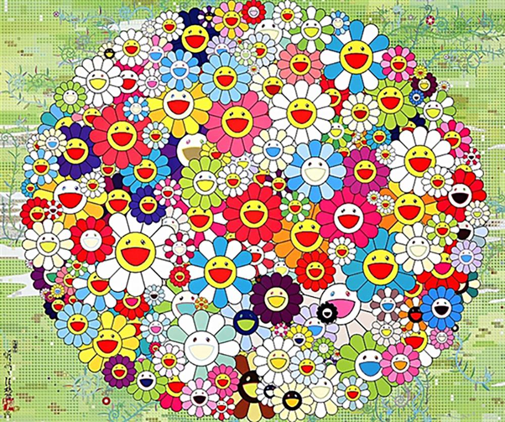 OPEN YOUR HANDS WIDE - Print by Takashi Murakami