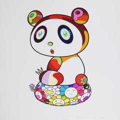 Panda-chan sur un coussin de fleurs, Bouncy Bounce (bronze bouclée)