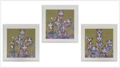 Panda Child triptych (3 prints). Limited Edition by Murakami signed, framed