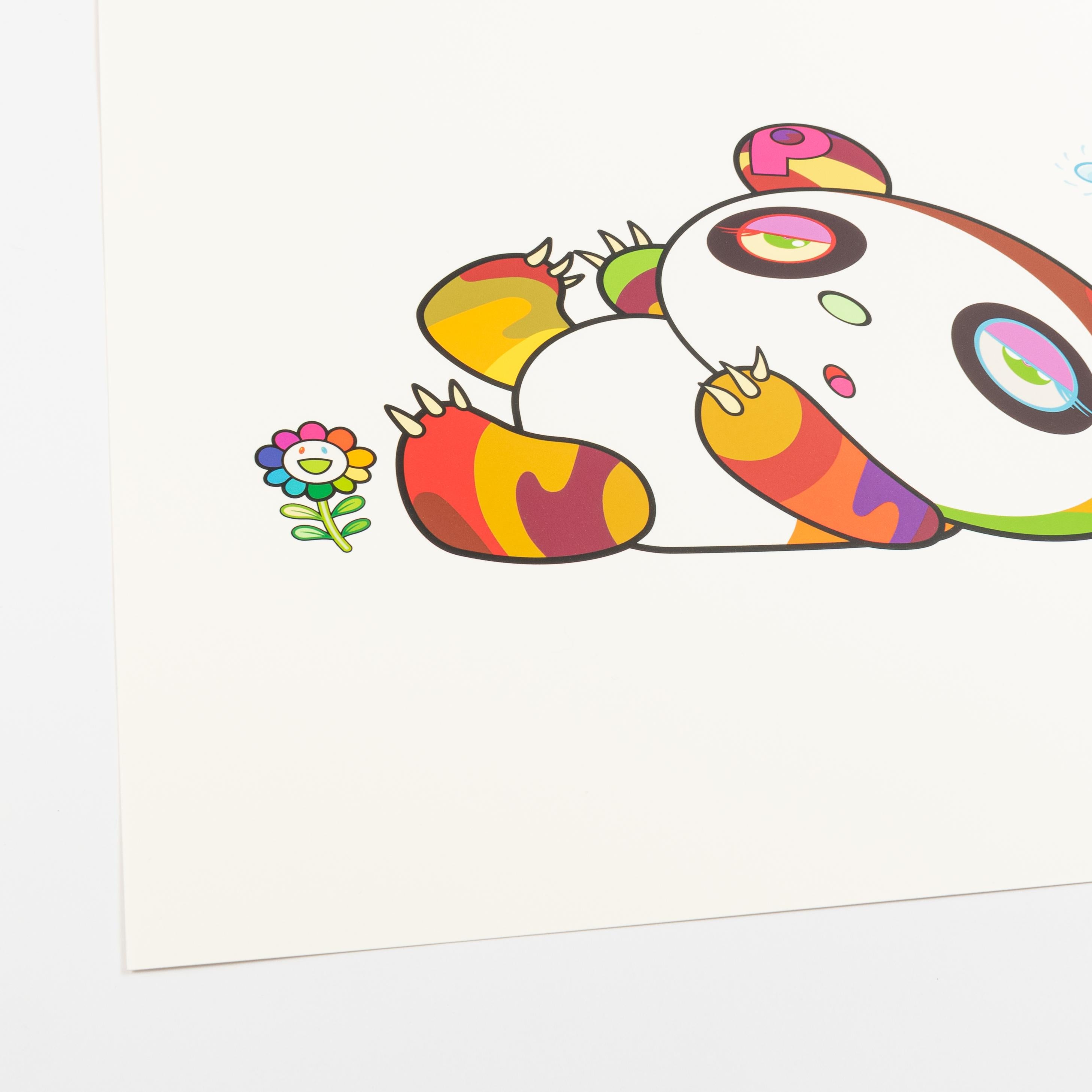 Cucciolo di panda, tempo di sonno - Print di Takashi Murakami