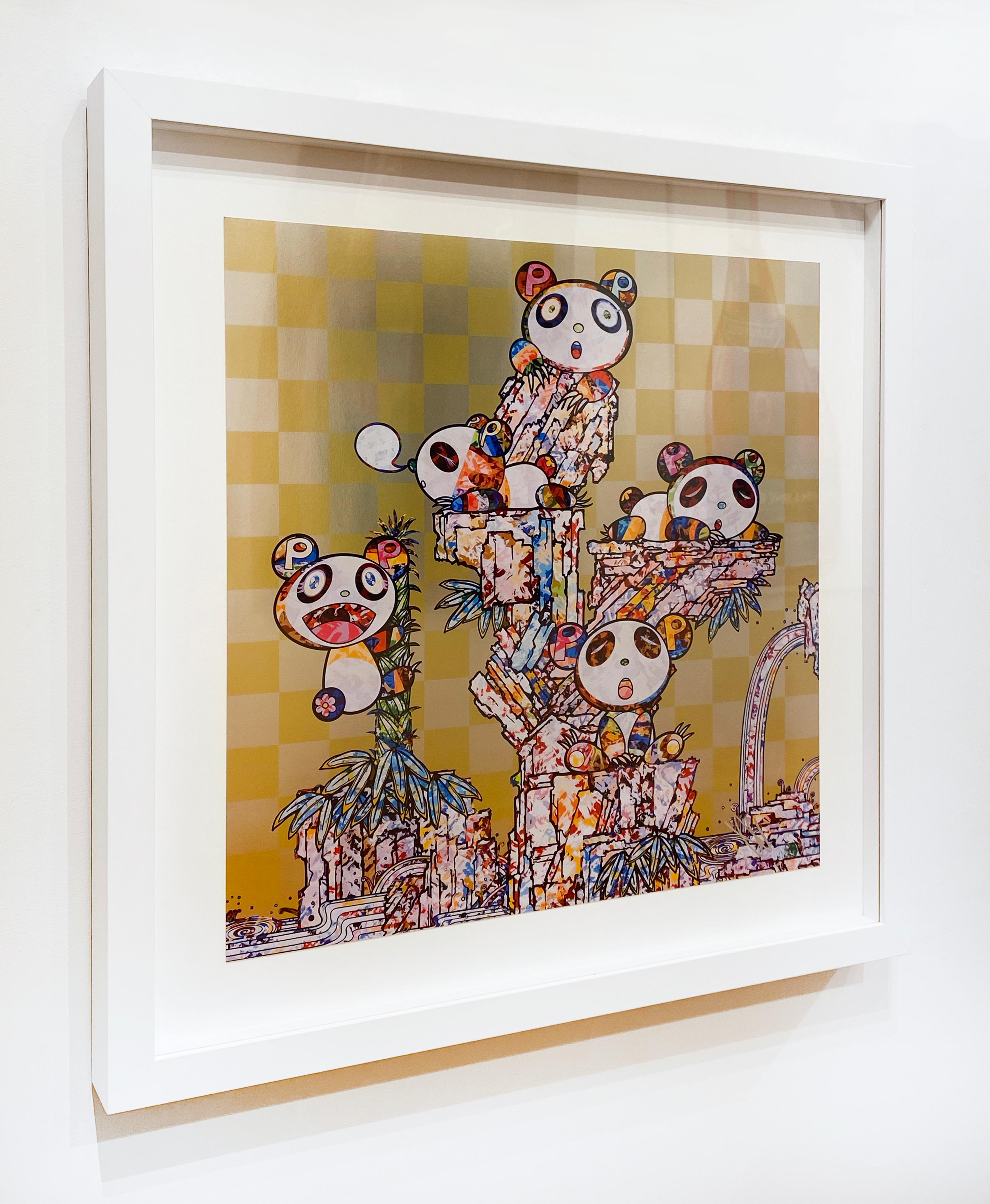 Artist:  Murakami, Takashi
Title:  Panda Cubs Panda Cubs
Date:  2020
Medium:  Offset Lithograph in colors on smooth wove paper
Unframed Dimensions:  19