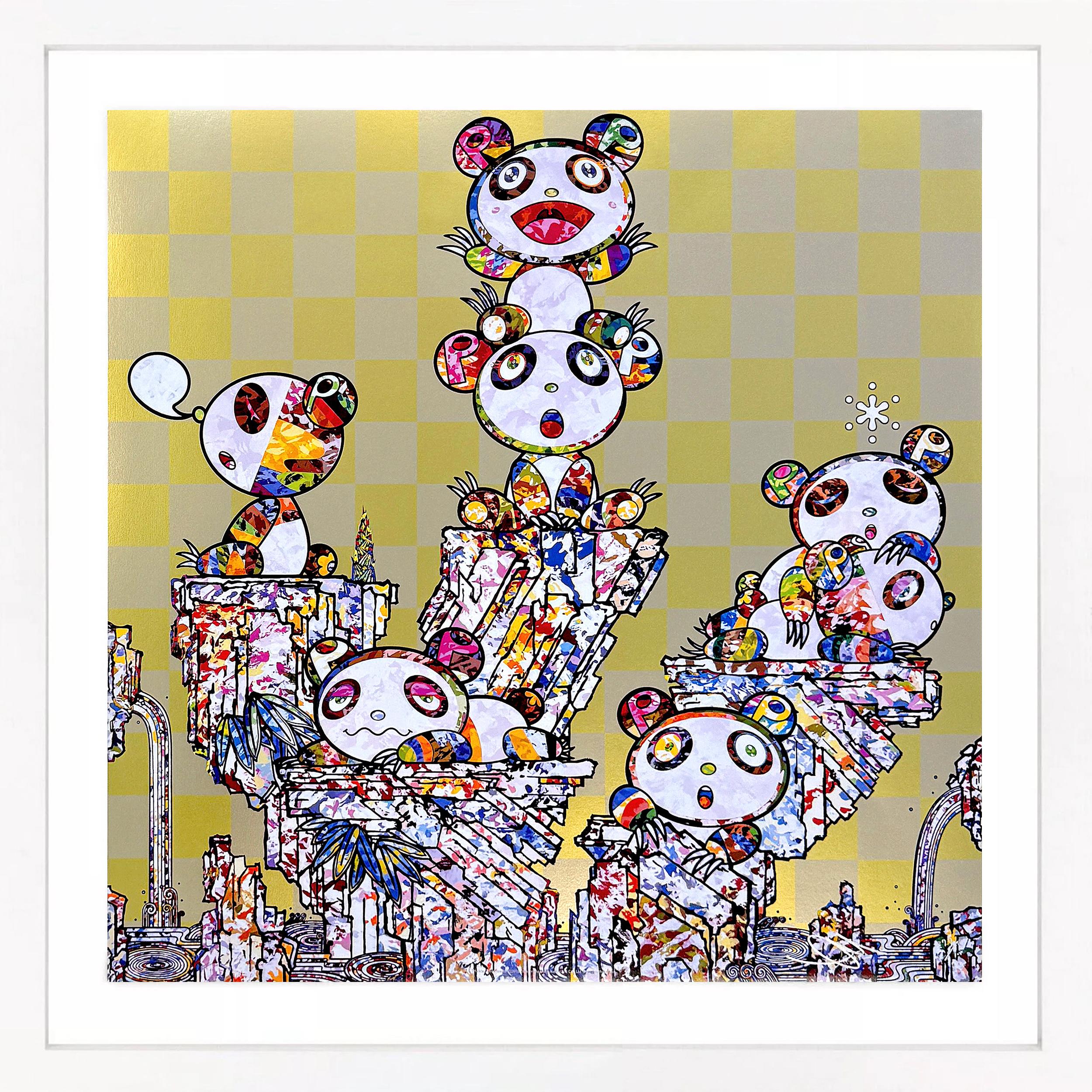 Panda Cubs Pandas (framed hand signed lithograph)