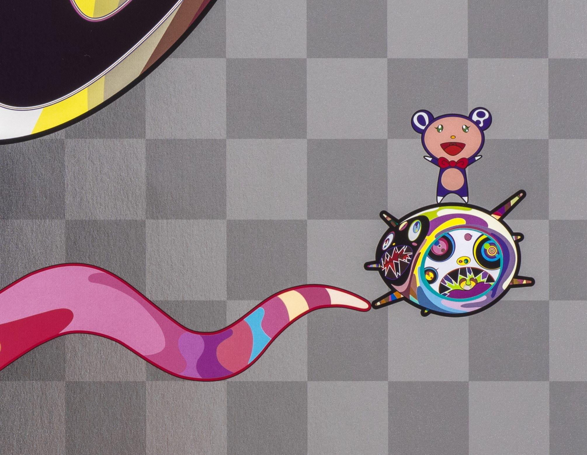 Parallel Universum, 2015 (Grau), Figurative Print, von Takashi Murakami