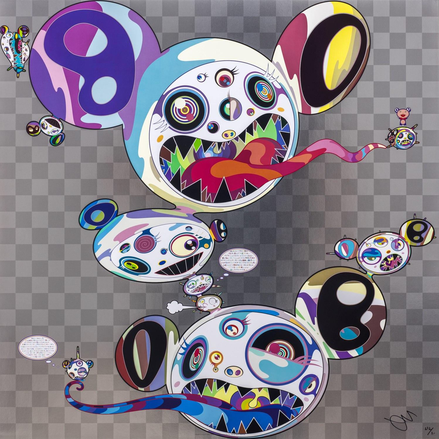Takashi Murakami Figurative Print – Parallel Universum, 2015