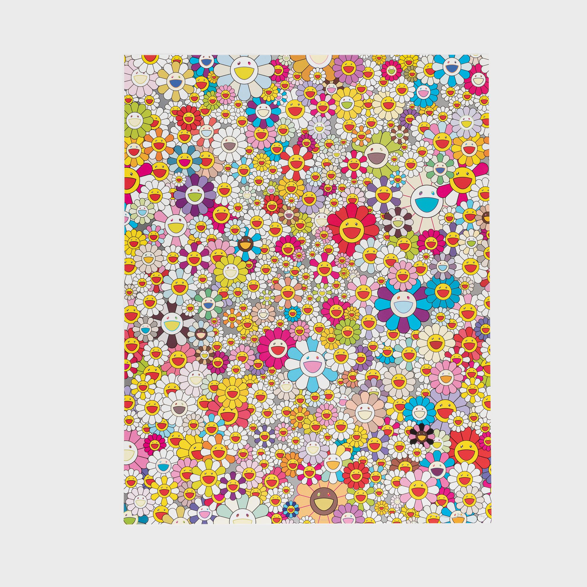 Abstract Print de Takashi Murakami - Poporoke Forest