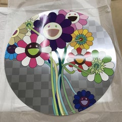 Purple Flowers in a Bouquet Limited Edition (print) by Murakami signed, numbered