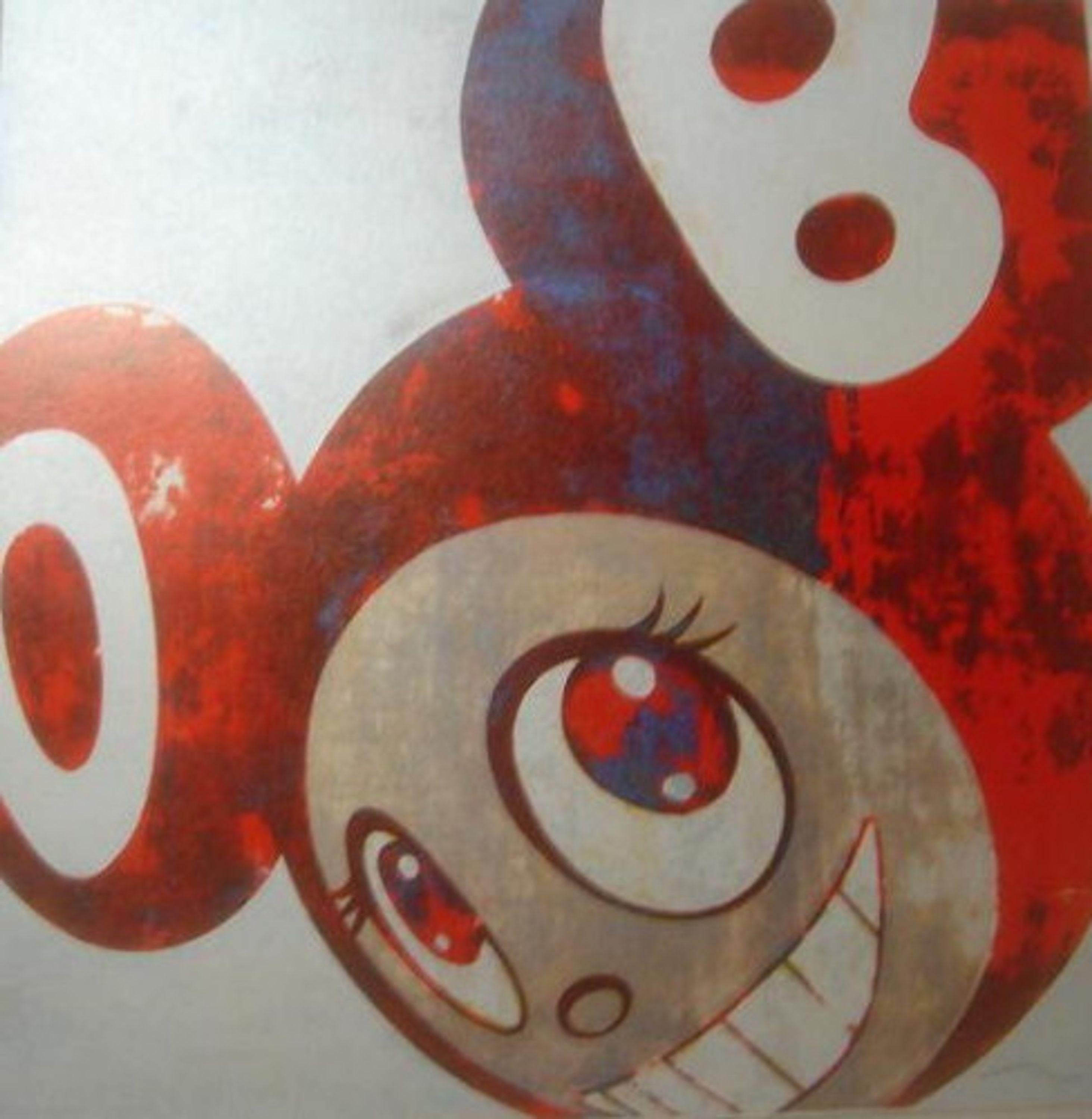 Red dob and then and then… - Print by Takashi Murakami