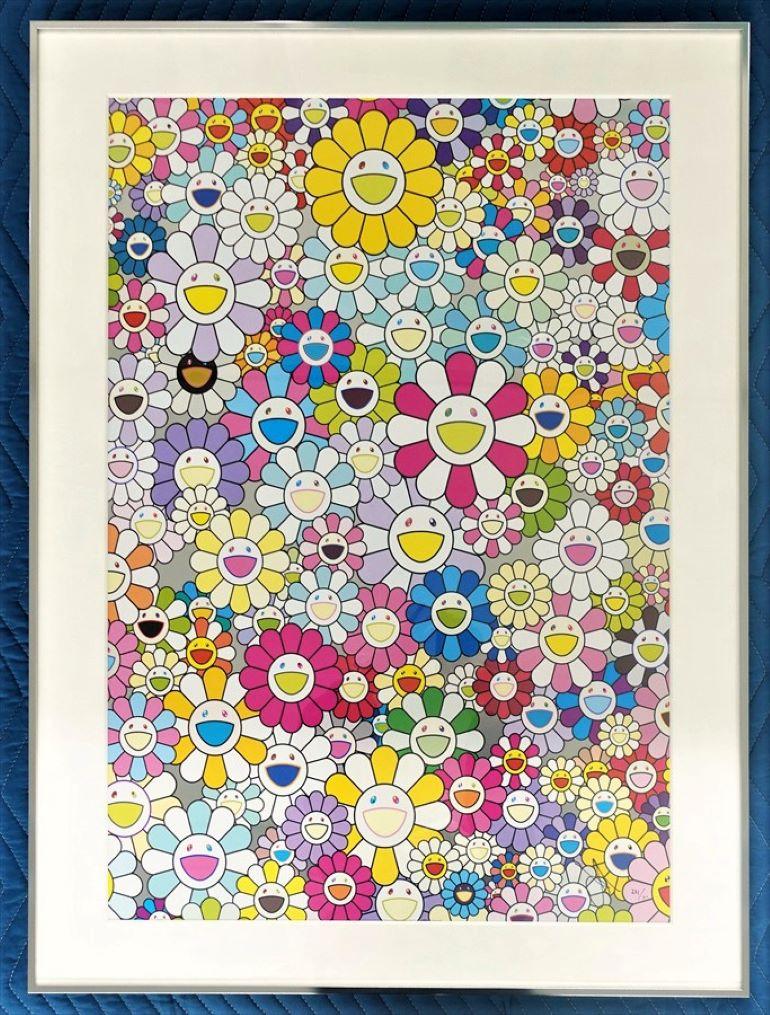 Shangri-La Shangri-La Multi Color. Limited Edition (print) by Murakami signed - Print by Takashi Murakami