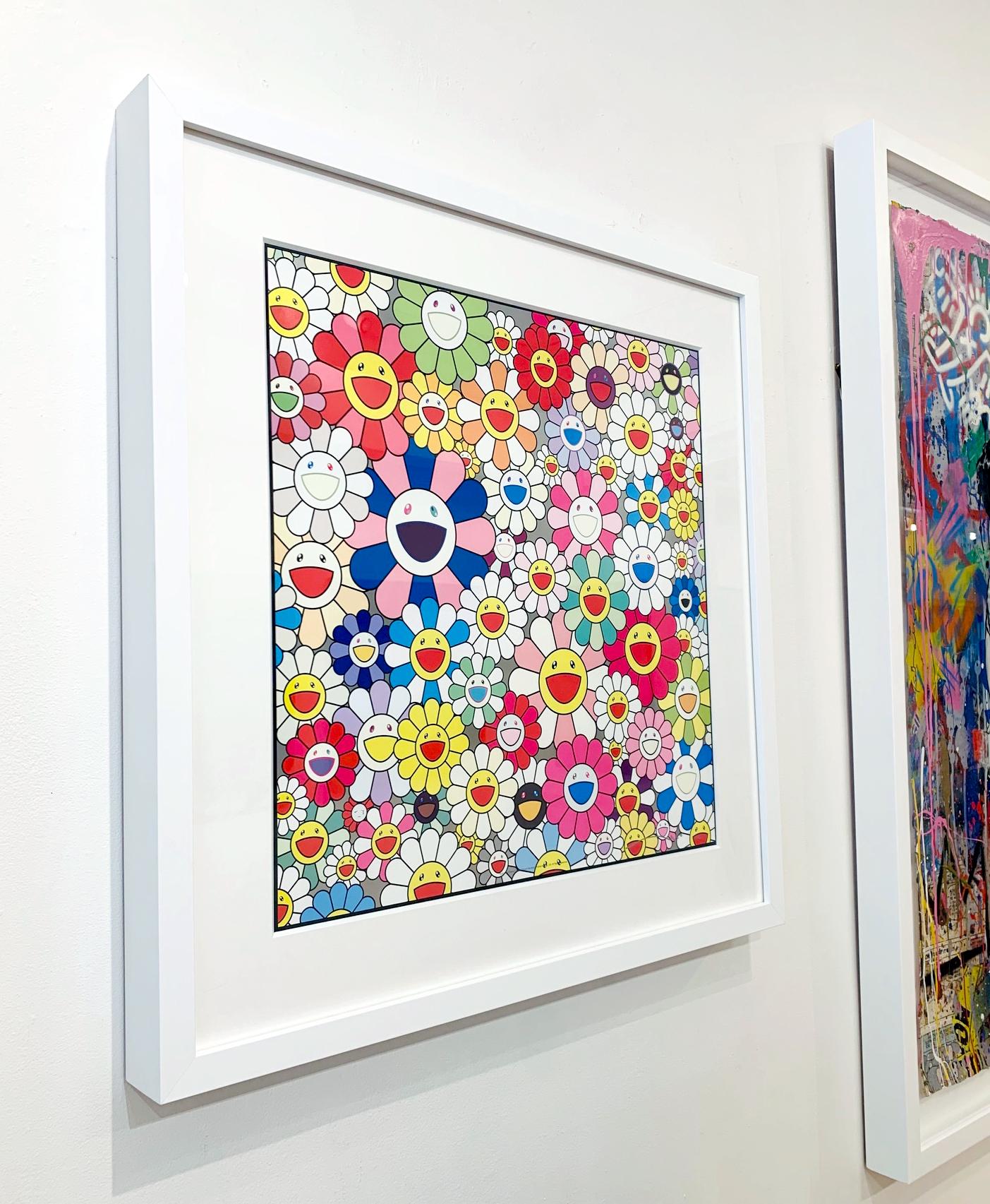 Artist:  Murakami, Takashi
Title:  Such Cute Flowers 
Date:  2011
Medium:  Offset-lithograph with cold-stamping 
Unframed Dimensions:  19.75