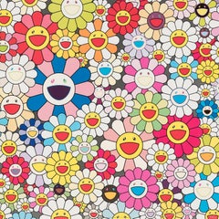 Des fleurs aussi taillées. Édition limitée (impression) signée Murakami