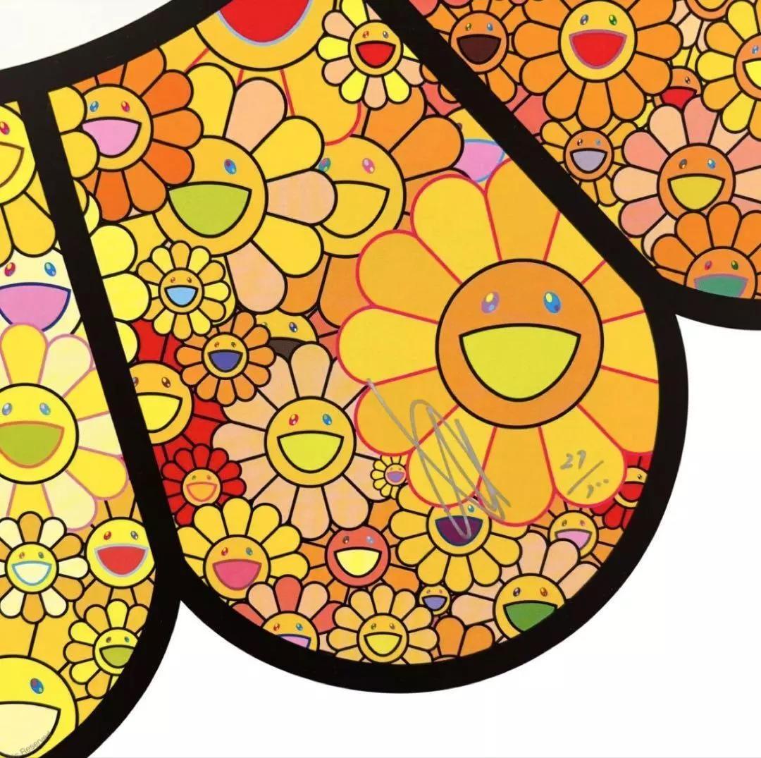 Takashi Murakami - Flower Sparkles - Pop Art Japanese Flowers Colours For Sale 1