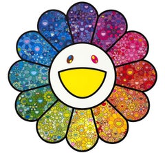 Takashi Murakami - Destellos de flores - Pop Art Flores japonesas Colores