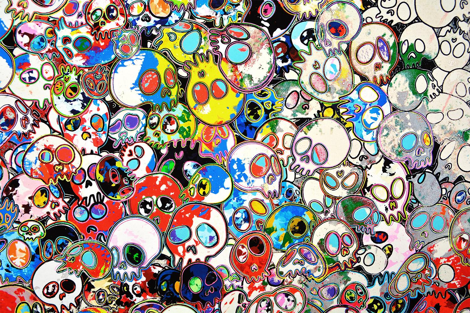 TAKASHI MURAKAMI : UNE FORK IN THE ROAD Signé et numéroté à la main. Super Flat (très plat), Pop Art 1