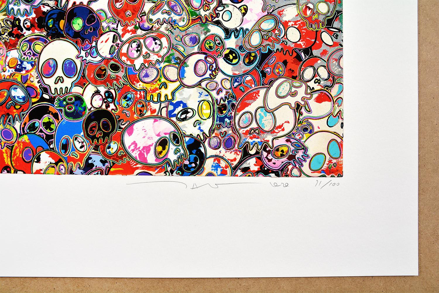 TAKASHI MURAKAMI : UNE FORK IN THE ROAD Signé et numéroté à la main. Super Flat (très plat), Pop Art 3