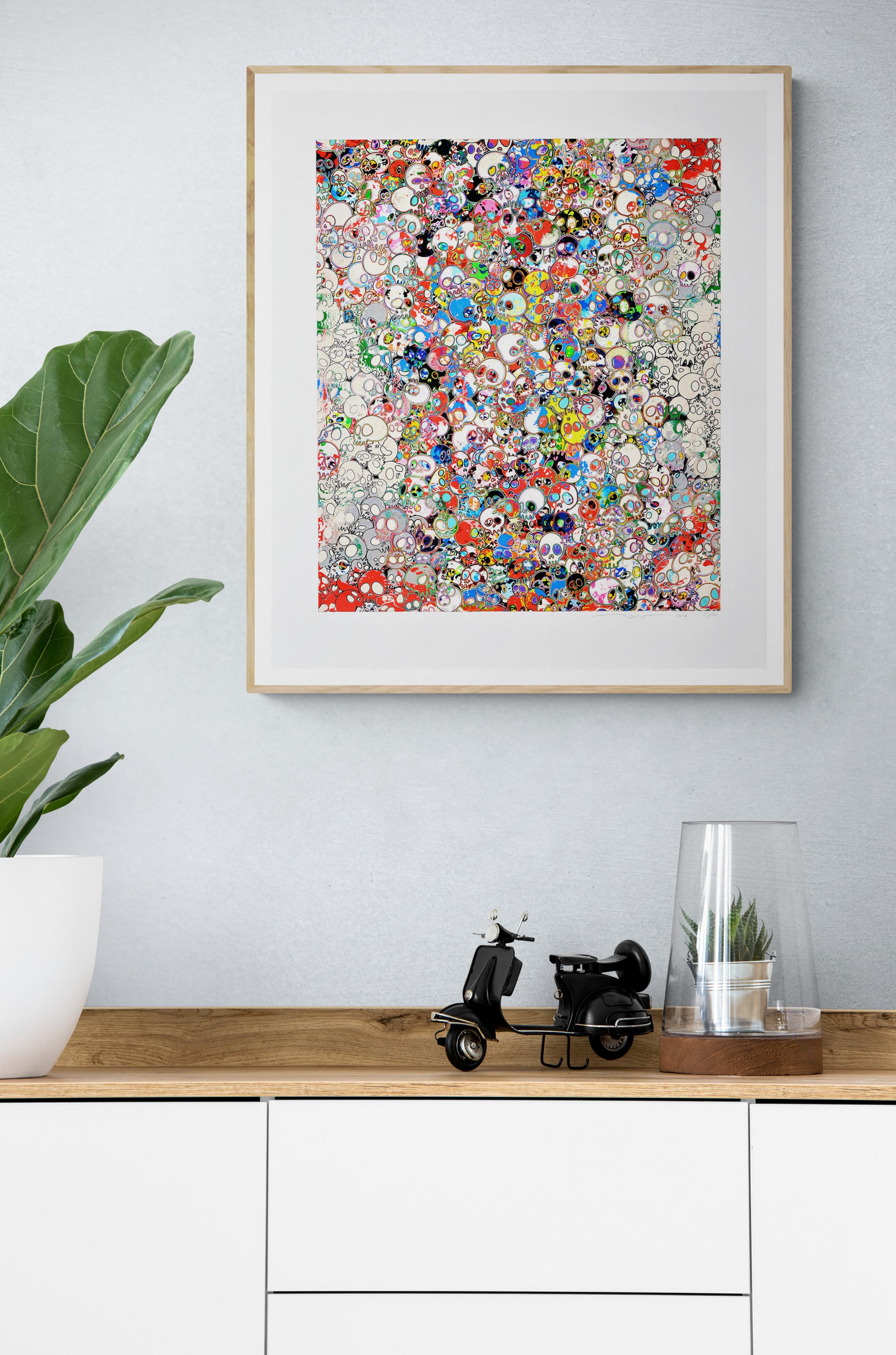 TAKASHI MURAKAMI : UNE FORK IN THE ROAD Signé et numéroté à la main. Super Flat (très plat), Pop Art 4