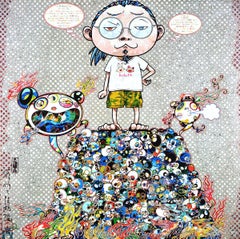 TAKASHI MURAKAMI: A SPACE FOR PHILOSOPHY Limitierte Auflage von Werken Superflach, Pop Art
