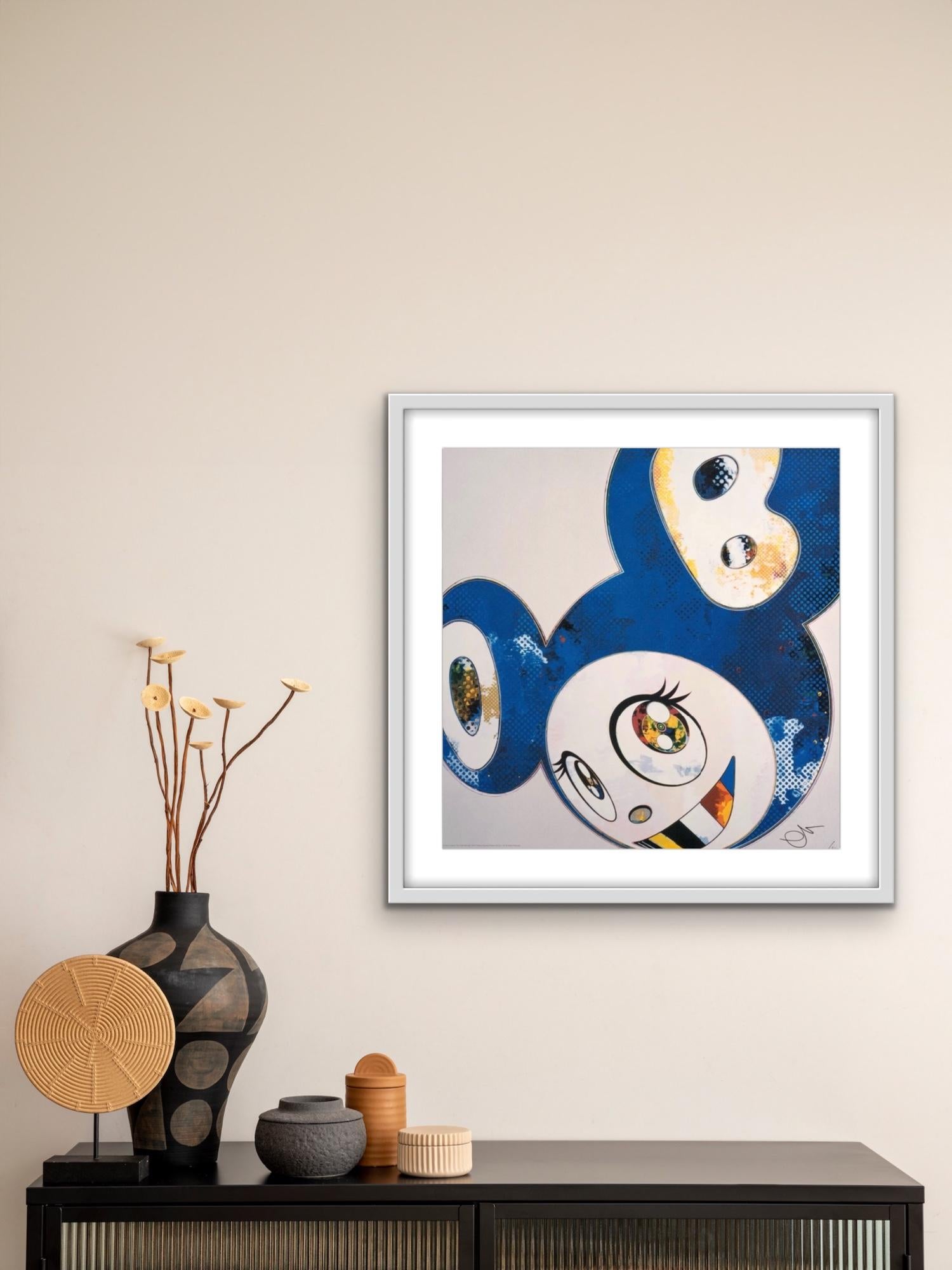 Takashi Murakami - And Then x 6 (Blue: The Polke Method) 2016 in vendita 3