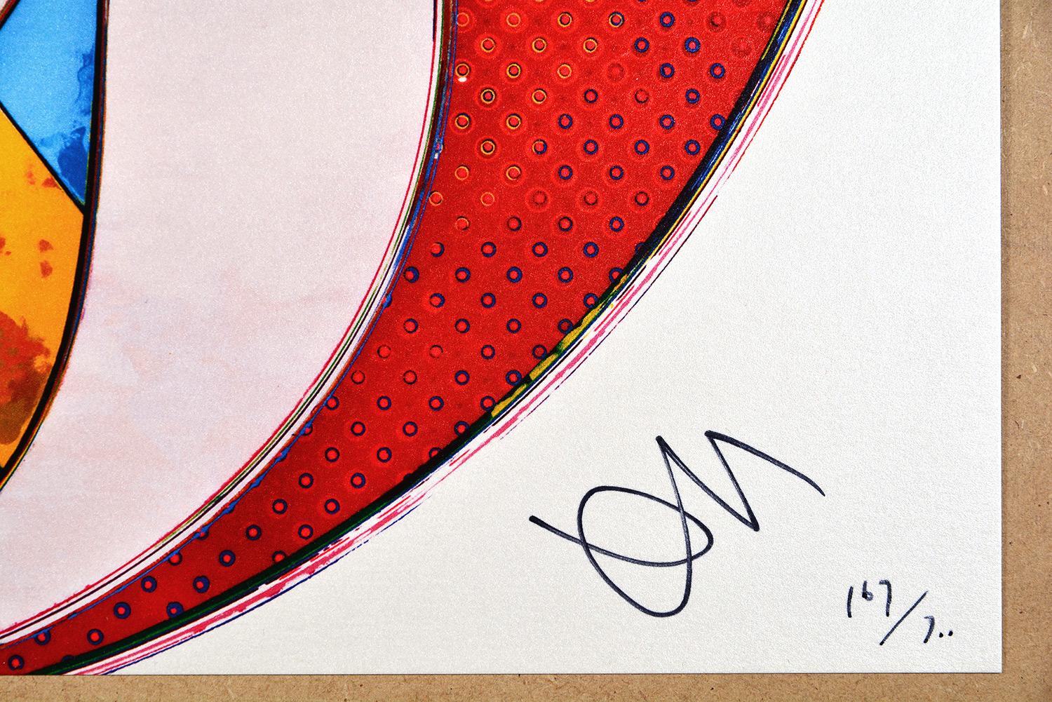 Takashi Murakami: And Then x 727 (Vermillion SHU) Superflat firmato a mano, Pop Art 4
