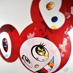 TAKASHI MURAKAMI: And Then x 727 (Vermillion SHU) Hand signed Superflat, Pop Art