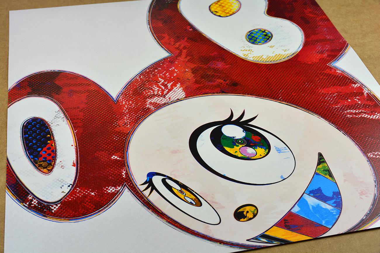 TAKASHI MURAKAMI: And Then x6 (Red Dots) Hand signed & numb. Superflat, Pop Art - Print by Takashi Murakami