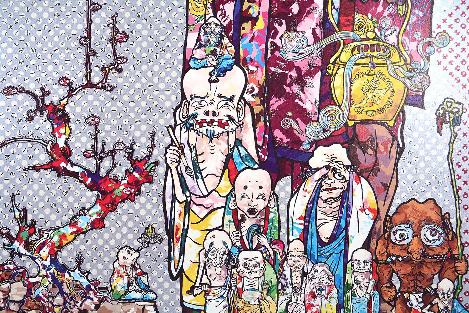 TAKASHI MURAKAMI - ¡Contempla! Es el Mundo de los Infiernos. Edición limitada. Superflat Japón - Print de Takashi Murakami