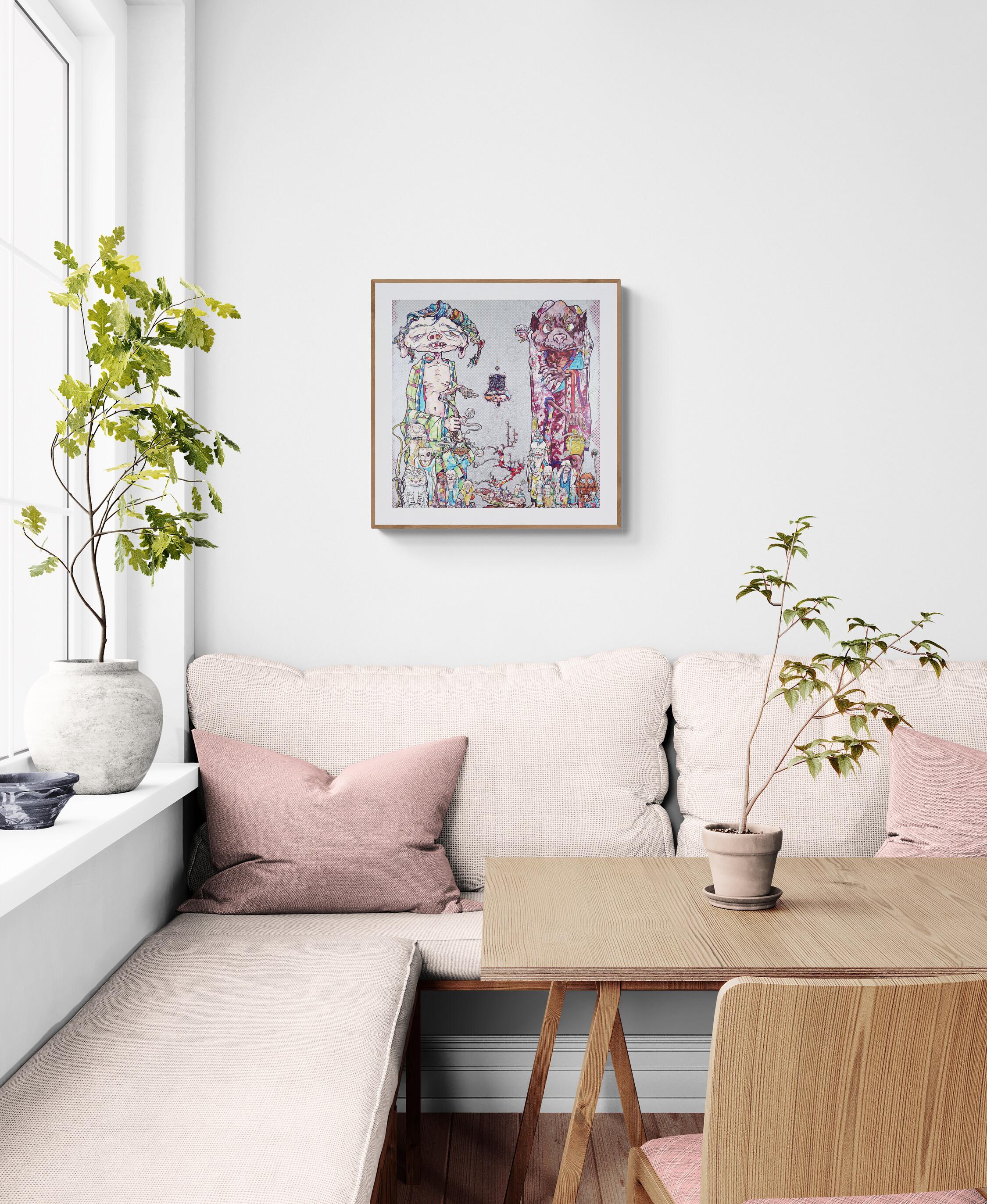 TAKASHI MURAKAMI - ¡Contempla! Es el Mundo de los Infiernos. Edición limitada. Superflat Japón en venta 1