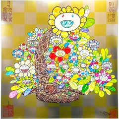 Takashi Murakami 'Bouquet in a basket, 2024'