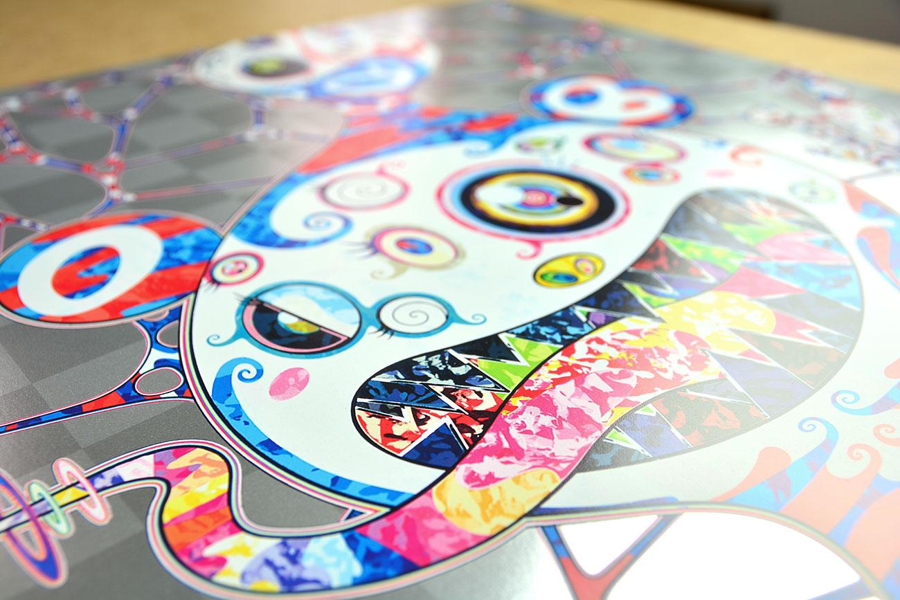 TAKASHI MURAKAMI: Chaos: Primordial Life - Superflat, Japanese Pop Art - Gray Figurative Print by Takashi Murakami