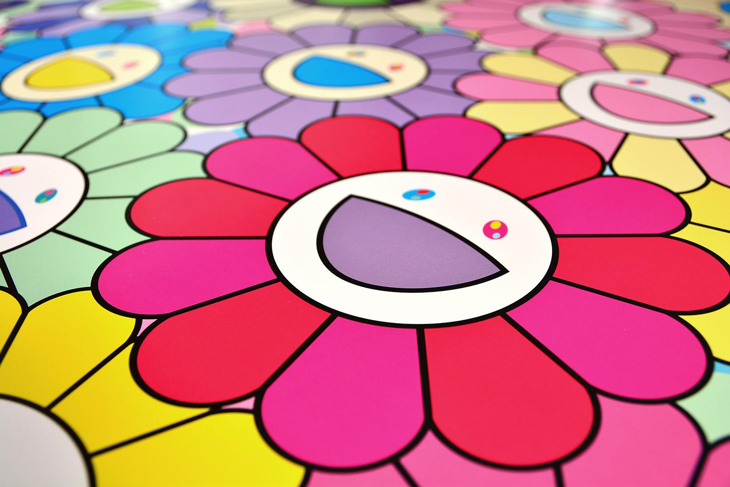 TAKASHI MURAKAMI: COLORFUL, MIRACLE, SPARKLE Superflat Japanese Pop Art Flowers - Print by Takashi Murakami