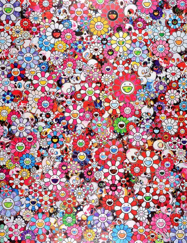 Takashi Murakami - TAKASHI MURAKAMI: Flower Ball: Lots of Colors. Hand ...