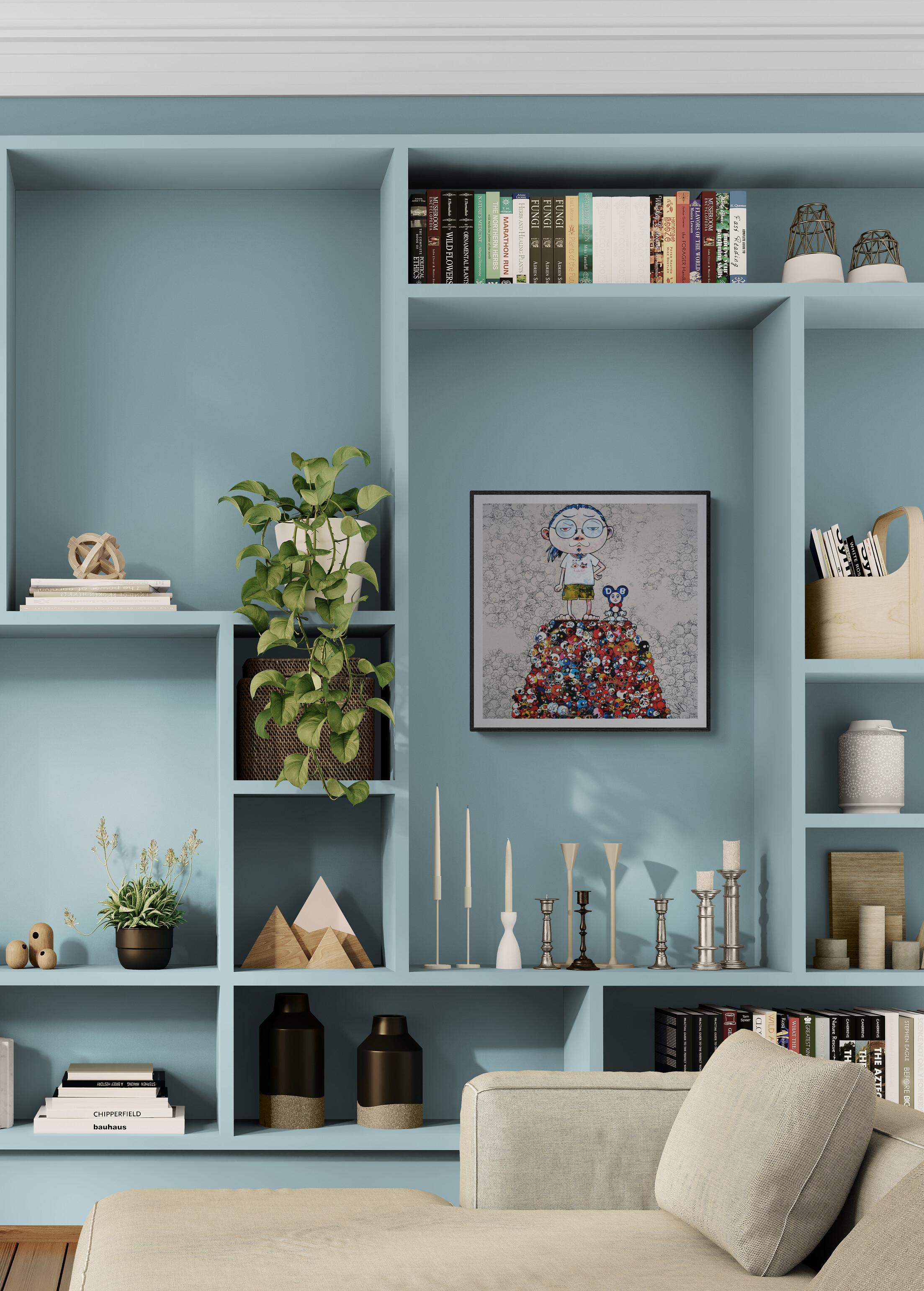 TAKASHI MURAKAMI DOB & Me On the Red... Hand signed & numbered Superflat Pop Art For Sale 2