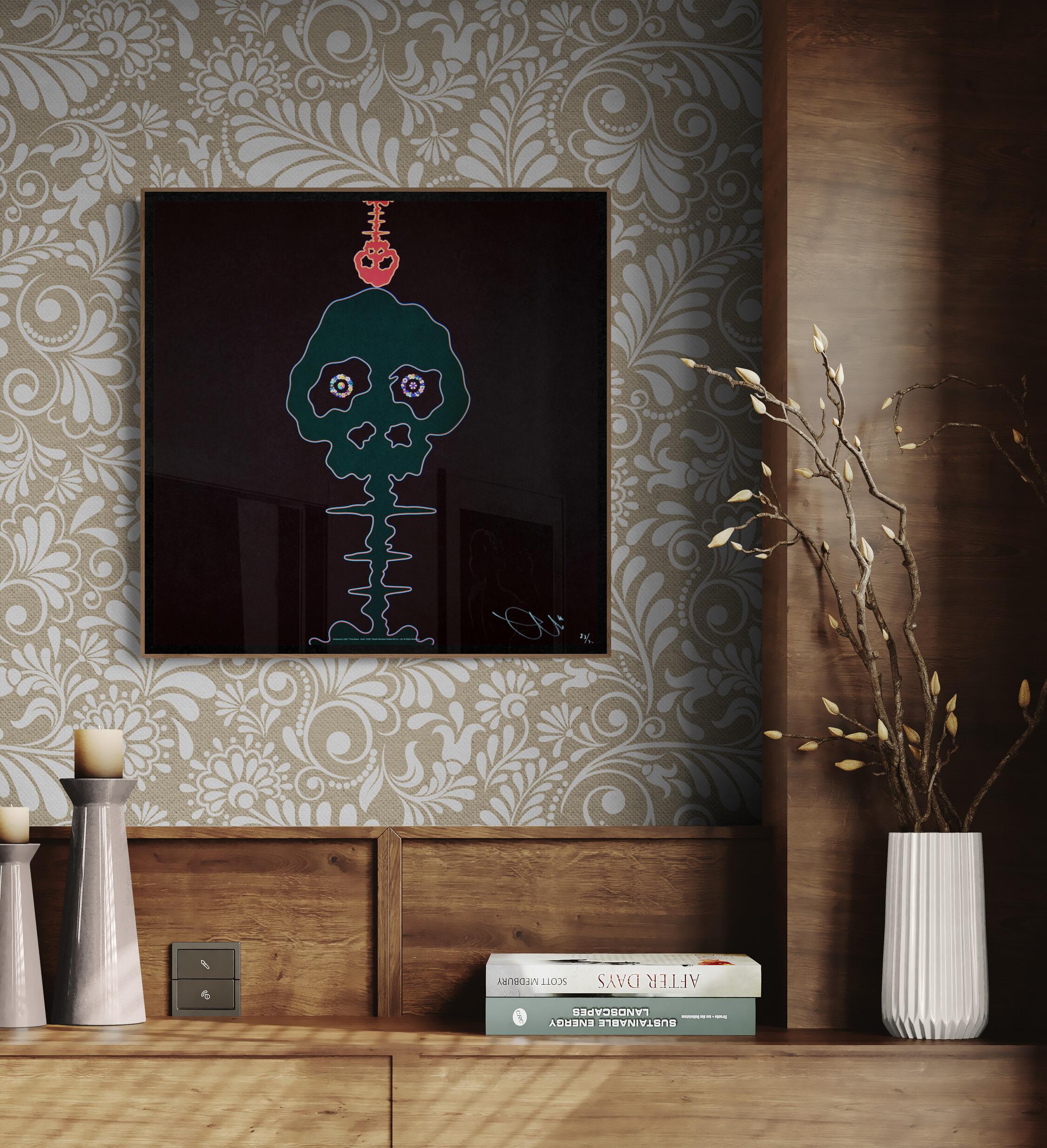 TAKASHI MURAKAMI DOB & Me On the Red... Hand signed & numbered Superflat Pop Art For Sale 2