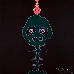 TAKASHI MURAKAMI DOB & Me On the Red... Hand signed & numbered Superflat Pop Art