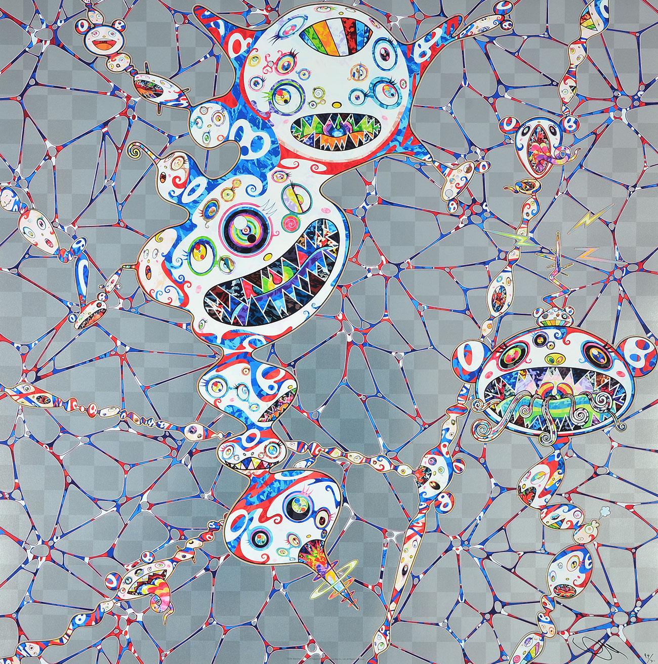 Takashi Murakami Figurative Print - TAKASHI MURAKAMI: DOB: Myxomycete - Superflat, Japanese Pop Art