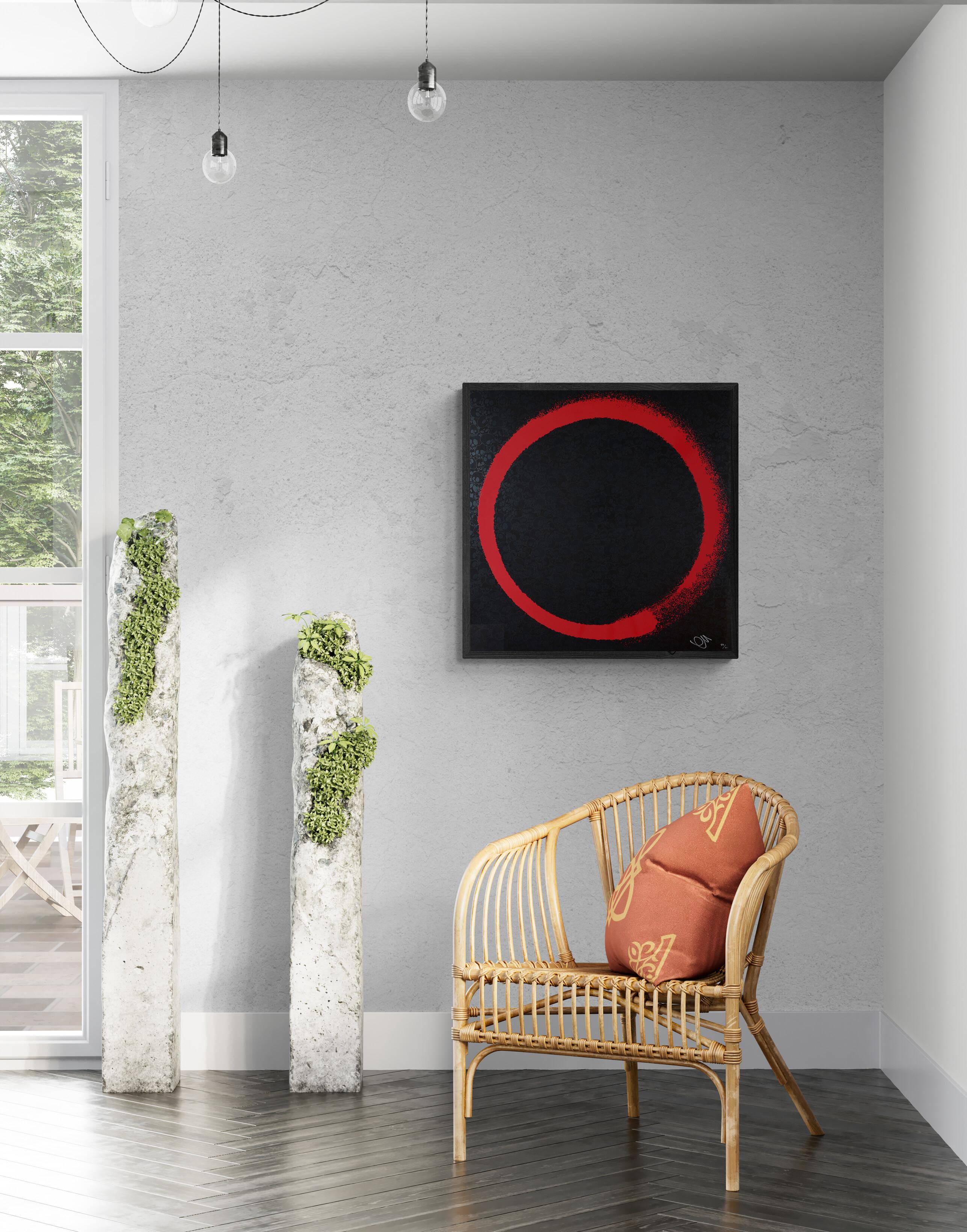 TAKASHI MURAKAMI: Enso - Edición limitada firmada a mano y entintada. Superflat, Arte Pop en venta 1