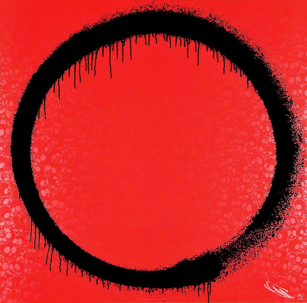 TAKASHI MURAKAMI: Enso The Heart - Handsigniert & nummeriert Superflat, Pop Art