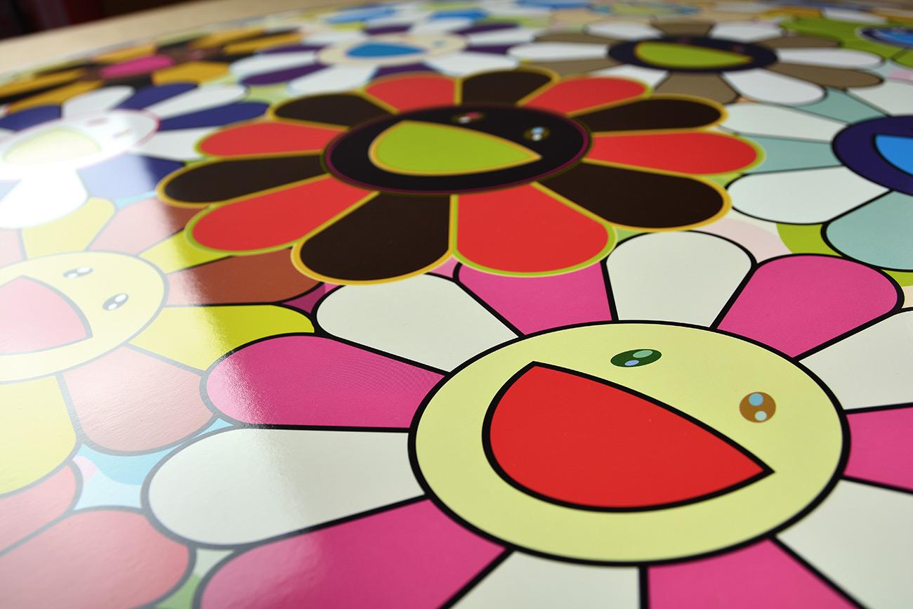 TAKASHI MURAKAMI: Flower Ball: Lots of Colors. Hand signed. Superflat, Pop Art - Print by Takashi Murakami