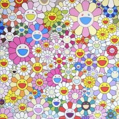 Takashi Murakami, Maiden in the yellow straw hat, offset lithograph, 2011