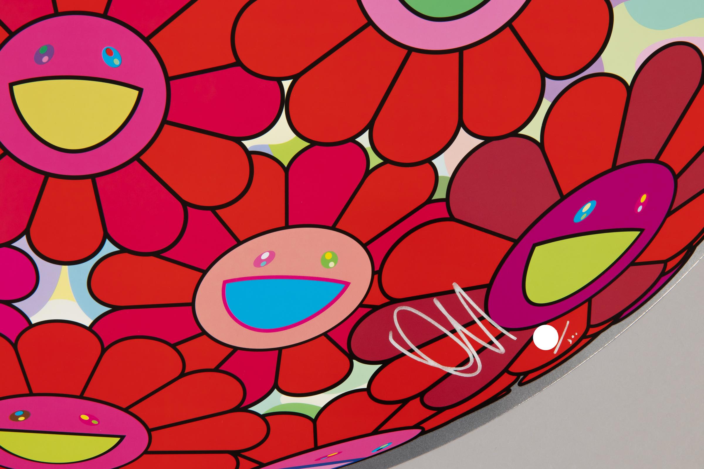 Takashi Murakami, Fiori di gratitudine - Stampa firmata, Pop Art Contemporanea in vendita 3