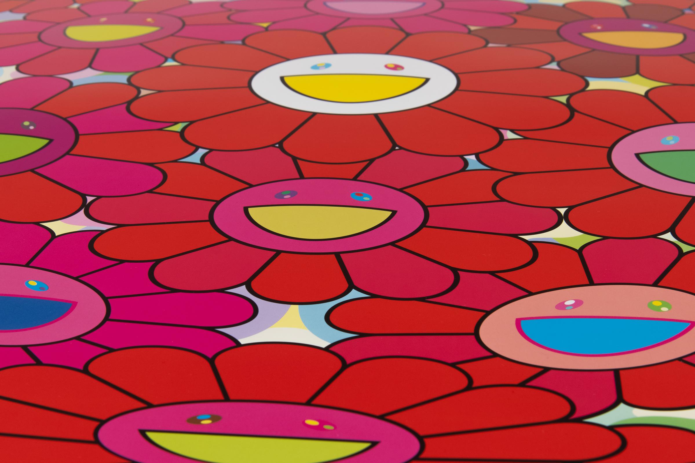 Takashi Murakami, Fiori di gratitudine - Stampa firmata, Pop Art Contemporanea in vendita 4