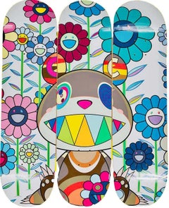 Takashi Murakami Flowers Skateboard Decks (Murakami set of 3 skate decks)