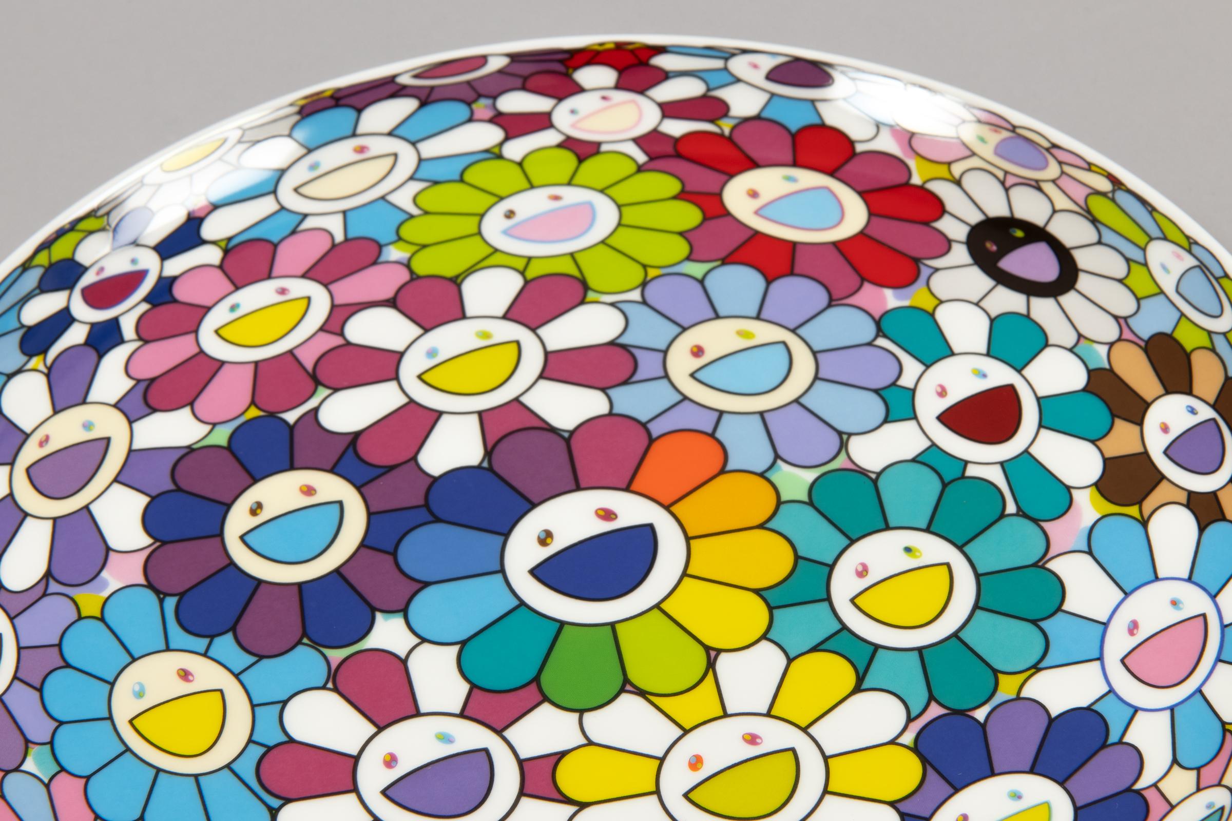 Takashi Murakami, Gargantua sul tuo palmo - Piatto in edizione limitata, Pop Art 2